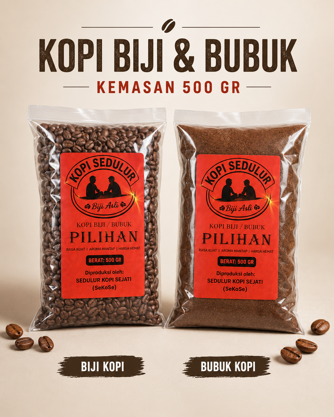 Sedulur kopi 500 gr 